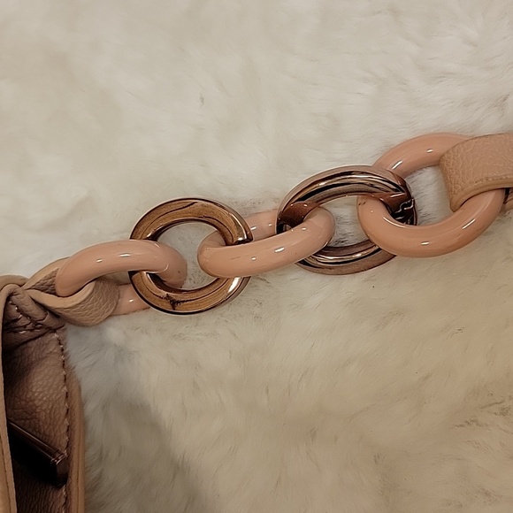 Ted Baker Embossed Leather Bucket Bag in Blush & Python print - Picture 4 of 10